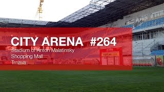 preview picture of video 'CITY ARENA - (264) Pohľad z trávnika #18 - Tri dostavané a zastrešené tribúny (Apríl 2015)'