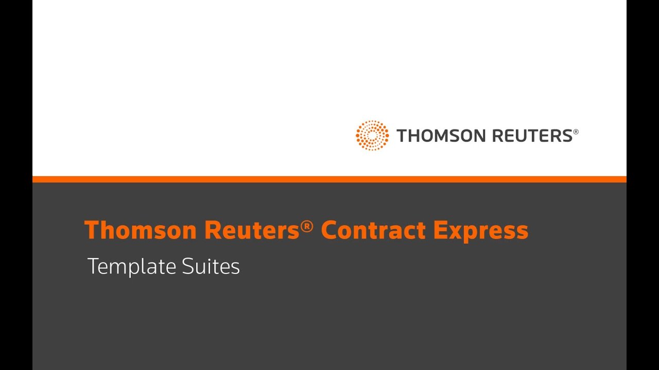 Contract Express - Template suites