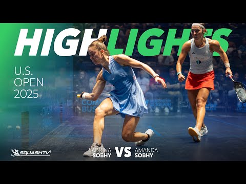 🇺🇸 A. Sobhy v S. Sobhy 🇺🇸 | U.S. Open 2025 | ROUND 2 HIGHLIGHTS