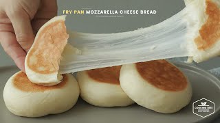 노오븐 프라이팬 치즈빵 만들기 : No Oven Fry Pan Mozzarella Cheese Bread Recipe | Cooking tree