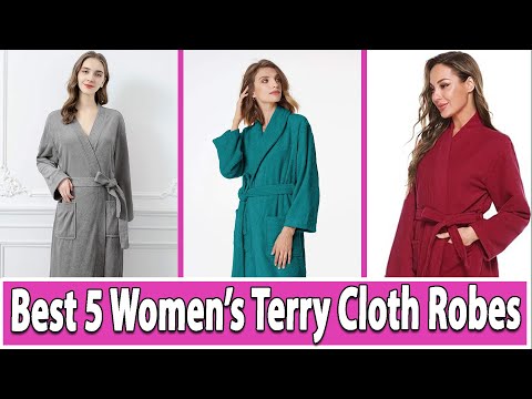 5 Best Women's Terry Cloth Robes in 2023 [Reviews &...