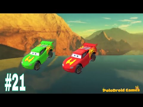 Cars 3 Fabulous McQueen Stunt Jump UnderWater#21 - First Two Cars Driving Levels 1-5 (iOS, Android)