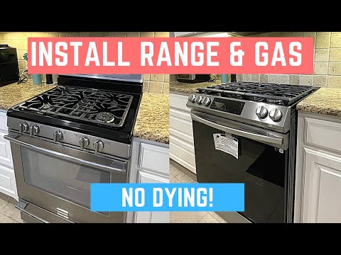 How to Install Samsung Range and Gas Line (without dying!)