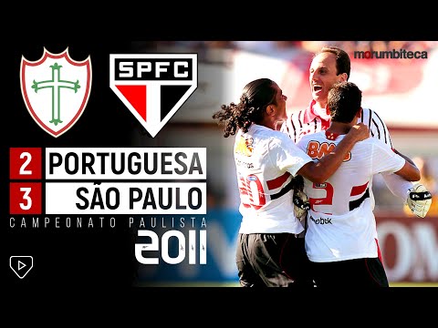 Portuguesa 2x3 São Paulo - 2011 - 98º GOL DE ROGÉRIO CENI, RIVALDO, DAGOBERTO E VITÓRIA NO CANINDÉ!