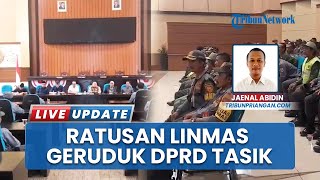 Ratusan Anggota Linmas Geruduk DPRD Tasikmalaya, Tuntut Realisasi Gaji dan BPJS Kesehatan