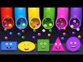 Learn Shapes With 3D Candy Surprise Eggs Shapes For Children