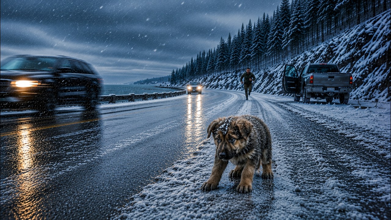 A Lost Puppy Waited in the Snow Until a Navy SEAL Stopped