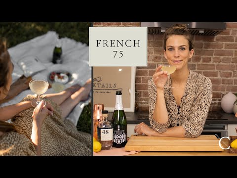 Comment faire un French 75 avec le gin québécois 48 Chemin Price | Cocktail à base de gin