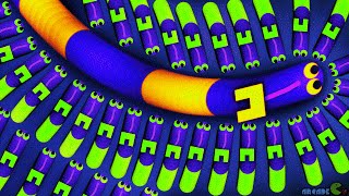 Slither.io Tiny Snake Vs Giant Snake In Slitherio Skin Change Mod! (Slitherio Funny Moments)