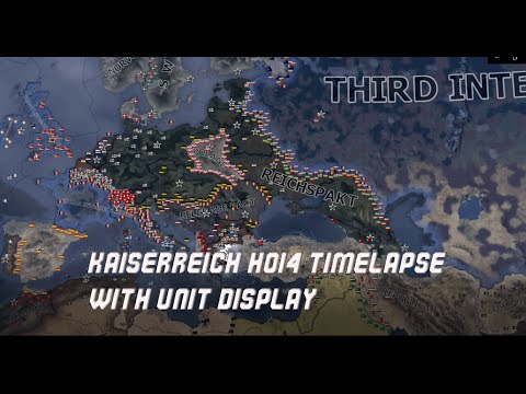 Two Front War (2nd Weltkrieg) - Hoi4 Kaiserreich Timelapse