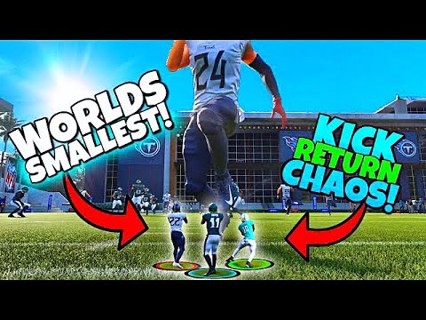 Kick Return Chaos but the Players are SUPER SMALL! (GAME CHANGER!)