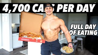 4,700 CALORIE FULL DAY OF EATING TO GET TO 250 LBS. BW | BULK TO PRO