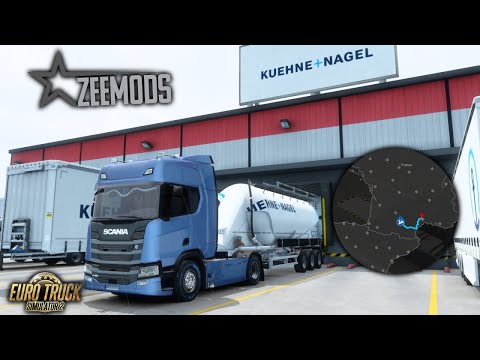 Transport de sable | Toulouse - Montpellier | Scania R450 | Euro Truck Simulator 2 | Zeemods | 1.45