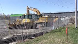 Construction of the new LCTA hub at the site of the old Murray Complex, Wilkes-Barre, PA  - Part 4