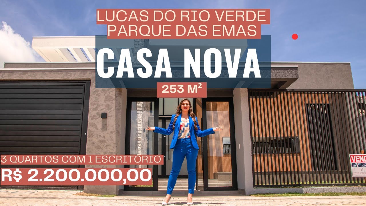 CASA PARQUE DAS EMAS com GRAZIELA l TATI GRIEBLER l Casa exclusiva l Lucas do Rio Verde MT