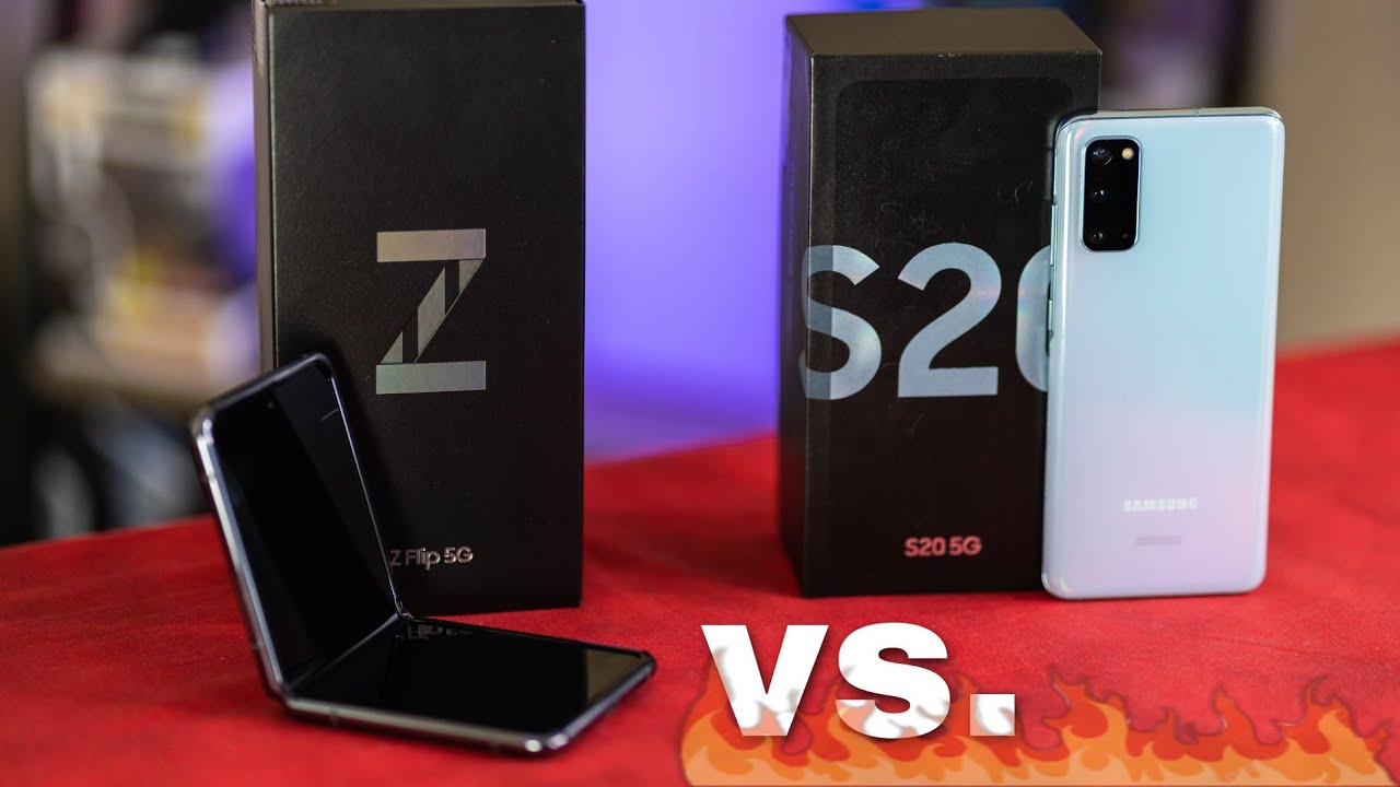 Galaxy Z Flip vs Galaxy S20 "Folding" the Competition?!