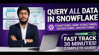 Querying Structured, Semi-Structured & Unstructured Data in Snowflake | Fast Track (30 Mins)