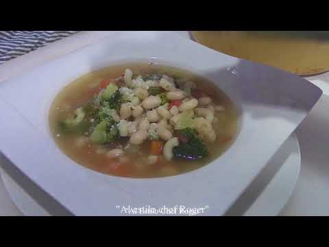 Sopa minestrone, sopa completísima Video