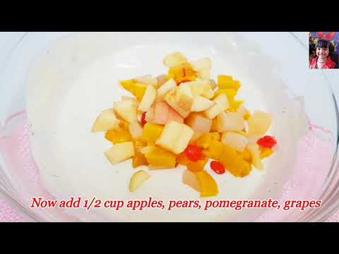 Fruit Chaat recipe 👍 cream y fruit Chaat, special fruit Chaat, nosheen Tariq