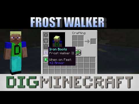 Frost Walker Enchantment in Minecraft