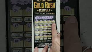 🥳 FLA Gold Rush Multiplier WIN! 💵 #scratchoffs #scratchcards #lotterytickets #floridascratchers