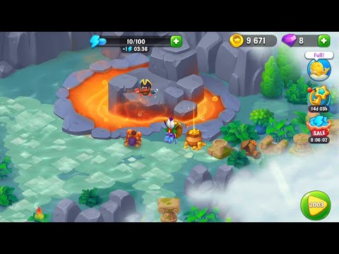 Fishdom Hard Level 2002!🐬+ Mini Game: Hermann & Crabson 🦀 Treasure Hunt | GameLand Odyssey ✨
