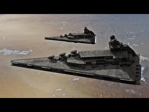 3 Procursator Star Destroyer vs 3 Servator Star Destroyer - Empire At War Remake NPC Battle