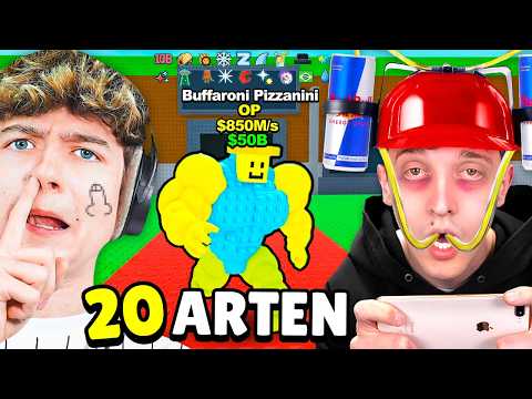 20 ARTEN von STEAL A BRAINROT Spielern! 😂