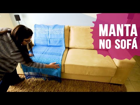 Como usar manta no sofá - SIMPLICHIQUE