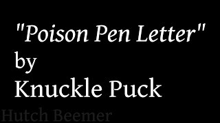 Knuckle Puck - Poison Pen Letter Lyrics