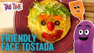 Snack Time: Friendly Face Tostada | Healthy Snacks for Kids | Cartoons for Kids