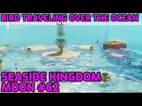 Super Mario Odyssey - Seaside Kingdom Moon #62 - Bird Traveling Over the Ocean