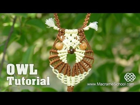 Snaky Macramé Necklace Tutorial