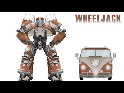 Wheeljack RISE OF THE BEASTS transform - Transformers Short Series