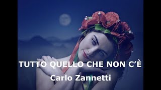 Carlo Zannetti &quot;Tutto quello che non c&#39;è&quot;  Video Clip Ufficiale