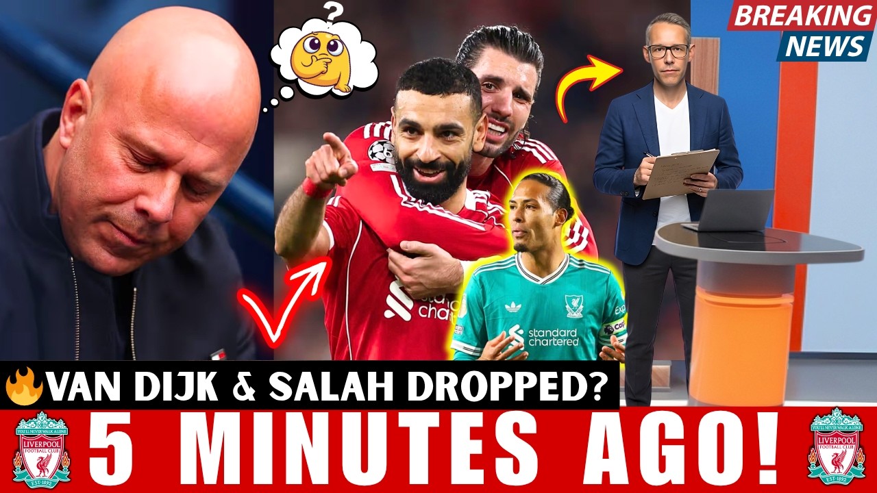 5 minutes ago! 🚨LIVERPOOL CRISIS! 🔥VAN DIJK & SALAH DROPPED GERRARD VERDICT 😱TRANSFER TALK #lfc