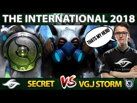 Ace Meepo GOD First Time on the Main Stage - The International 2018 - Secret vs VGJ.S - #TI8 Dota 2