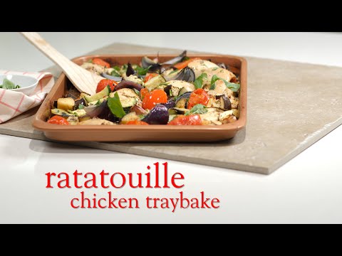 Slimming World Syn-free ratatouille chicken traybake recipe - FREE
