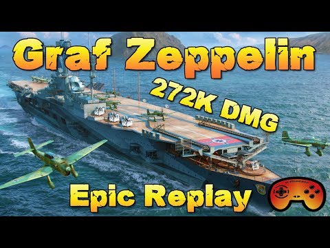 Graf Zeppelin Epic Replay/Best of Kradojaner #15 - World of Warships - Gameplay - Deutsch