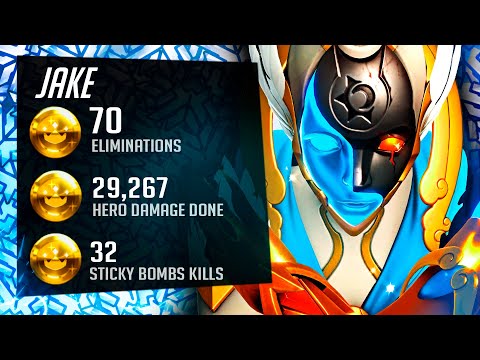70 ELIMS - Jake Dominating as ECHO! [ Overwatch Season 31 Top 500 ]