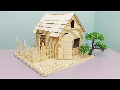 How to Make a Cute House 2021 By Using Popsicle Stick