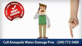 preview picture of video 'Annapolis MD Water Damage Repair (240) 772-5400 BEST Choice!'