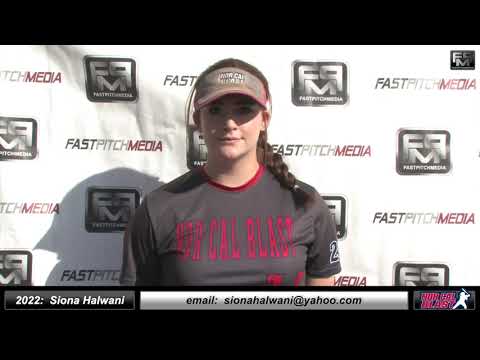 2022 Siona Halwani committed CSM - Athletic Pitcher Softball Skills Video - Norcal Blast