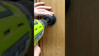 How to drill out a lock #shorts #diy #handyman