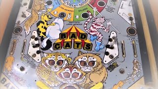 Let's Finish Repairing this 1989 Williams Bad Cats Pinball Machine!