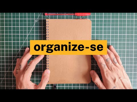 Como organizar um caderno que você REALMENTE vai usar