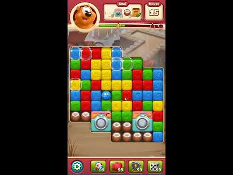 Toon Blast Level 7572 - NO BOOSTERS 🐻🐺🐱 | SKILLGAMING ✔️