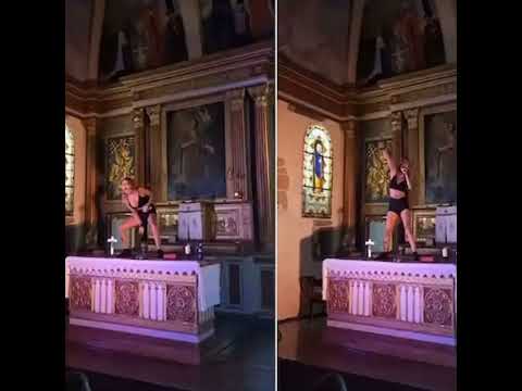 Abogados Cristianos denuncia a la cómica Ane Lindane por “simular una masturbación” con un crucifijo en una iglesia