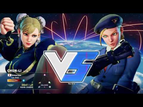 Street Fighter V RANKED MATCH 20160614 3800LP CHUN-LI
