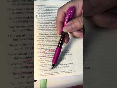 Proverbs 21:11-20 NIV